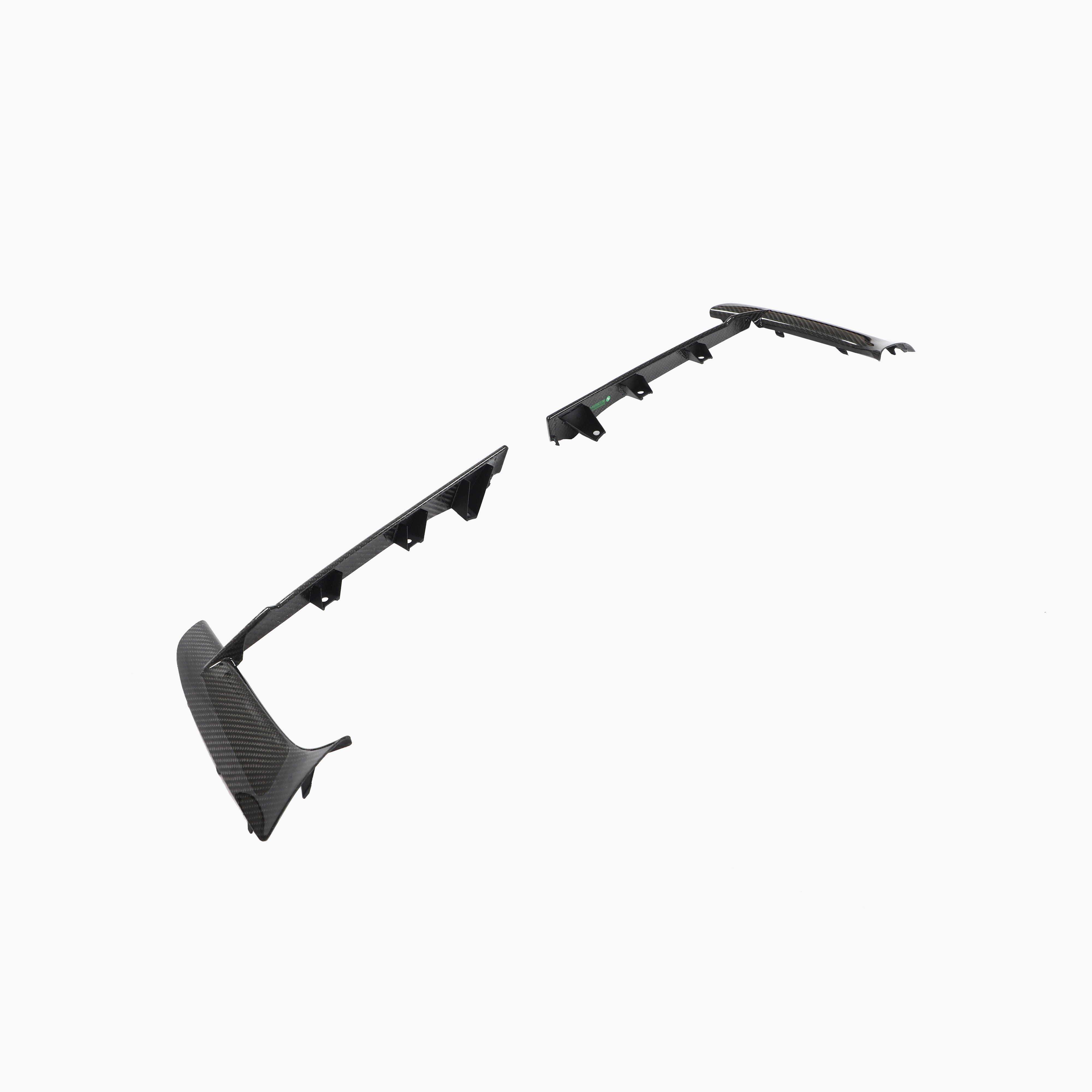 Chevrolet Corvette C8 2020-2022 Front Bumper Canards Replacement Style Carbon Fiber