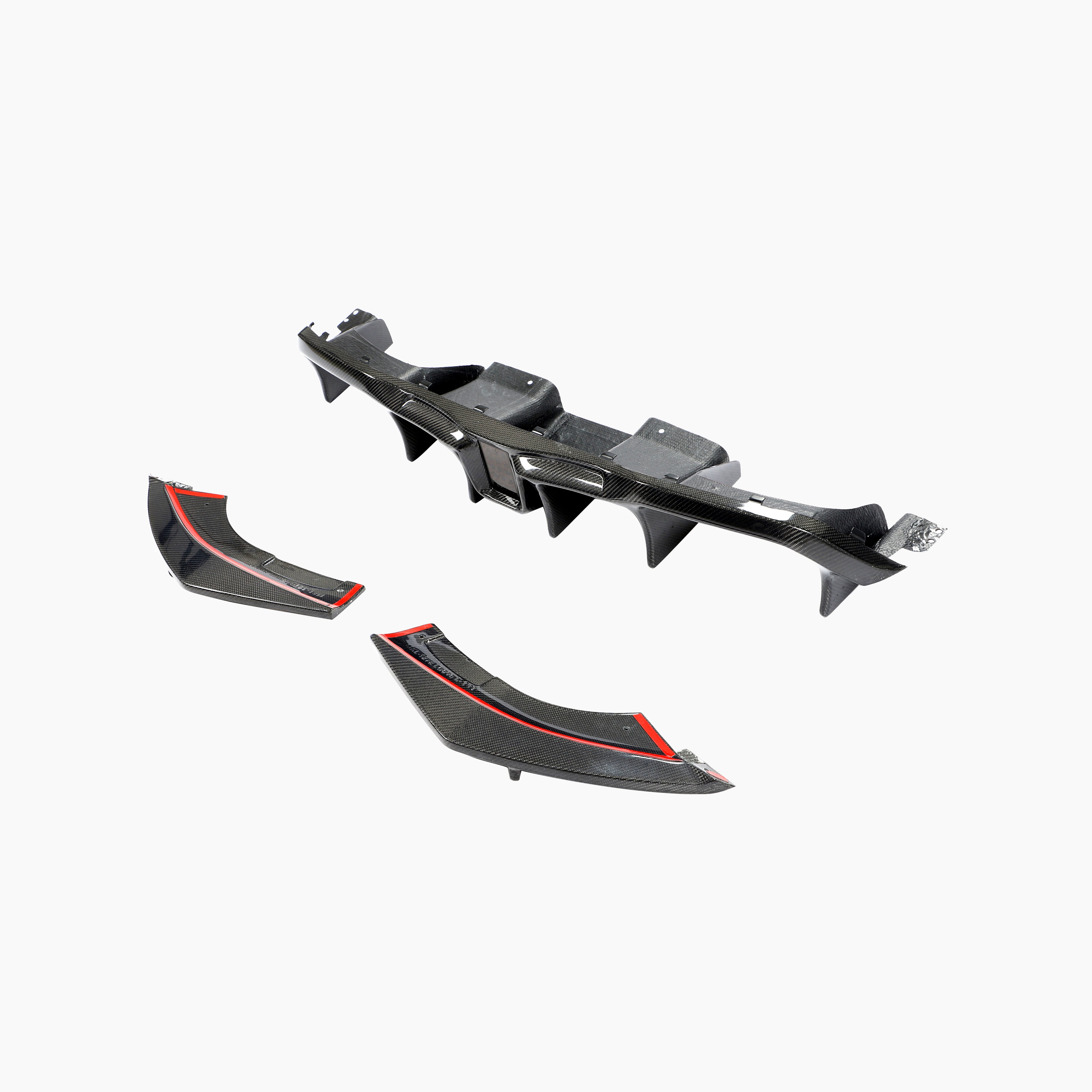 ST Style Carbon Fiber Rear Diffuser for BMW M2 F87 (2016-2018)