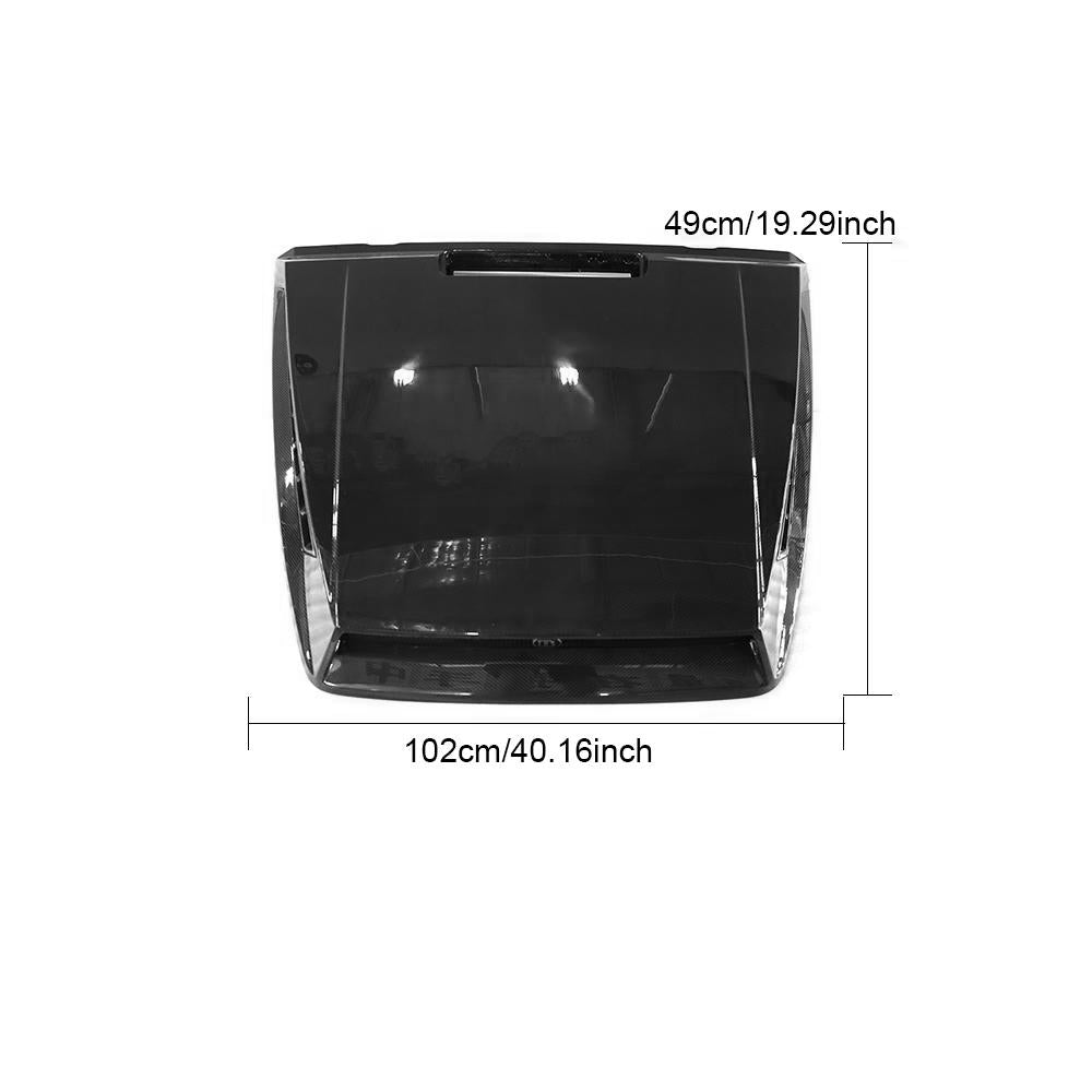 Mercedes-Benz G‑Class W463A Pre‑Facelift Engine Hood Cover wet carbon fiber