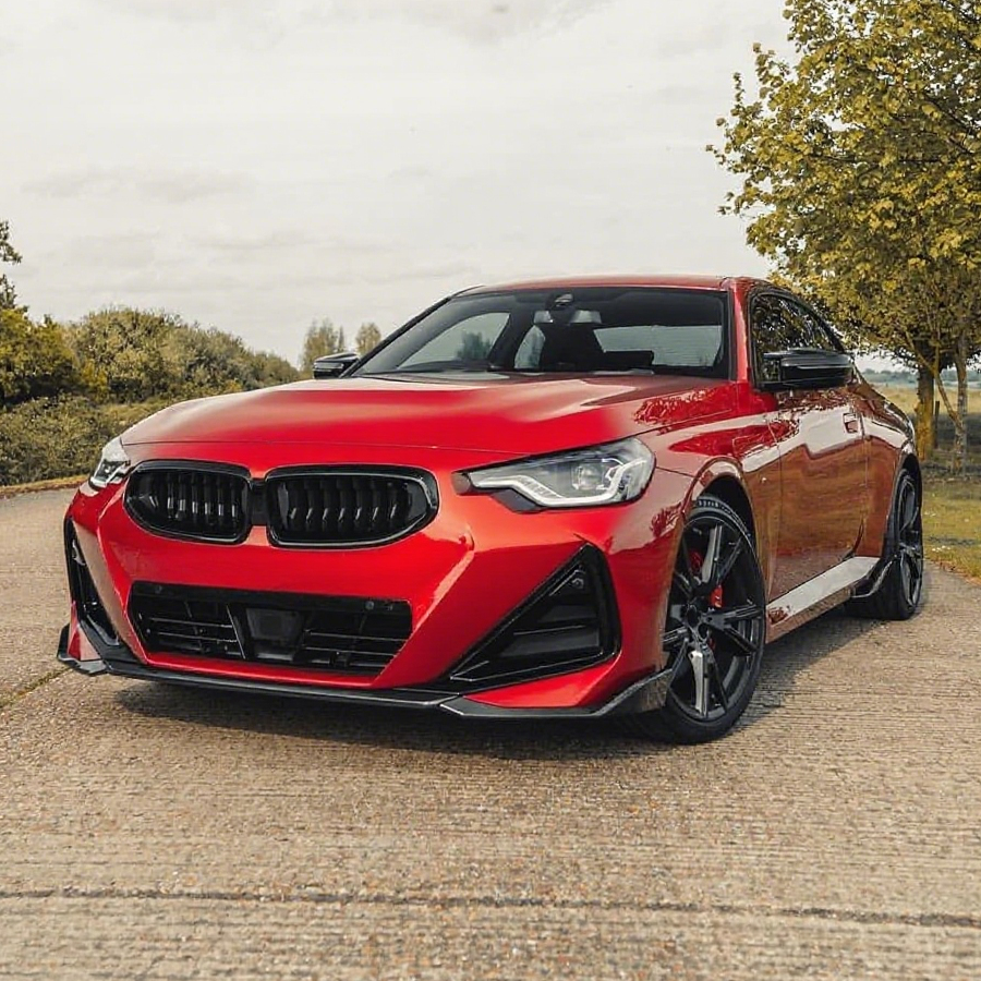 Performance Style Carbon Fiber Front Lip for BMW 2 Series G42 Coupé (2021-Present)