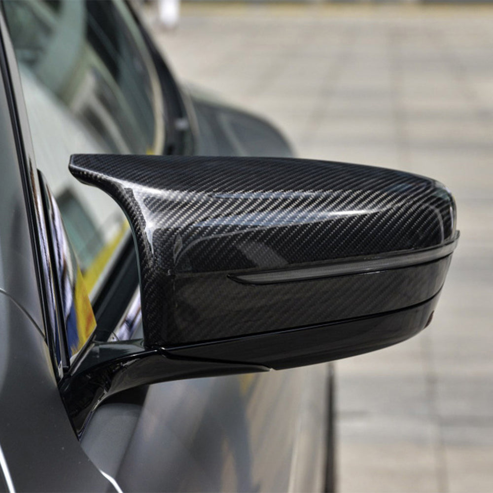 LHD ST Style Carbon Fiber Mirror Caps for BMW 5 Series M5 F90 Pre-LCI (2017-2020)