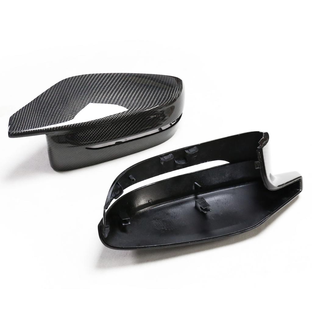 ST Style Carbon Fiber Mirror Caps For BMW M3 G80/G81 ,M4 G82/G83 ,3 Series G20/G21 ,2 Series G42 Coupé (2021+)