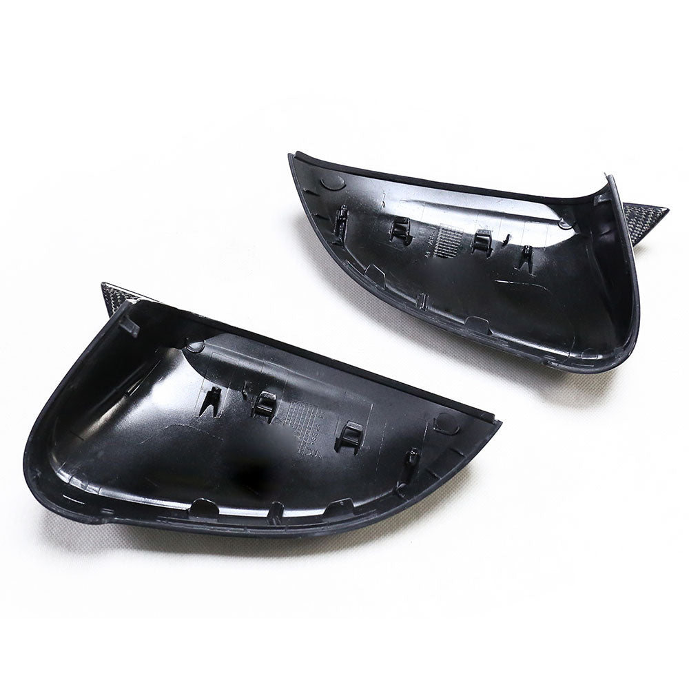 ST Style Carbon Fiber Mirror Caps for Audi A4 / S4 B9 B9.5 (2016-2023) RS4 LCI B9.5 (2019-2024) (Without Lane Assist)