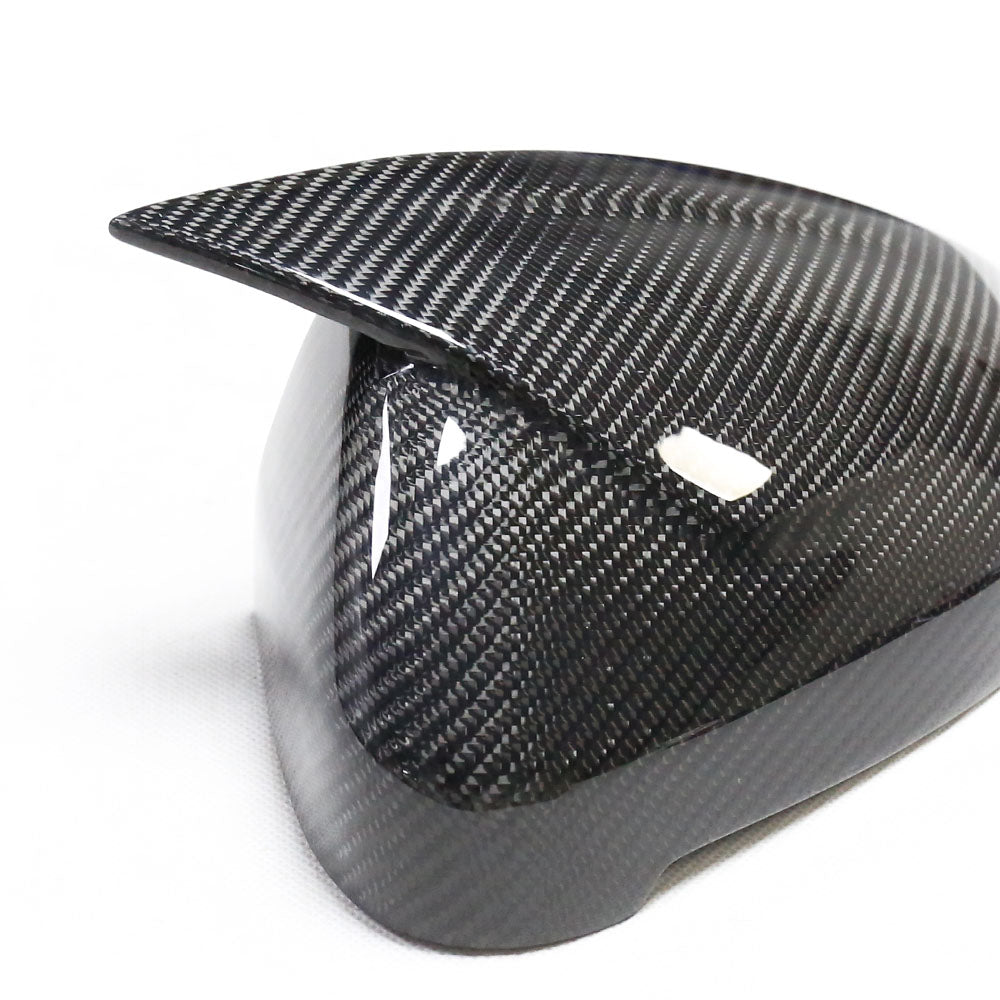 ST Style Carbon Fiber Mirror Caps for Audi A4 / S4 B9 B9.5 (2016-2023) RS4 LCI B9.5 (2019-2024) (Without Lane Assist)