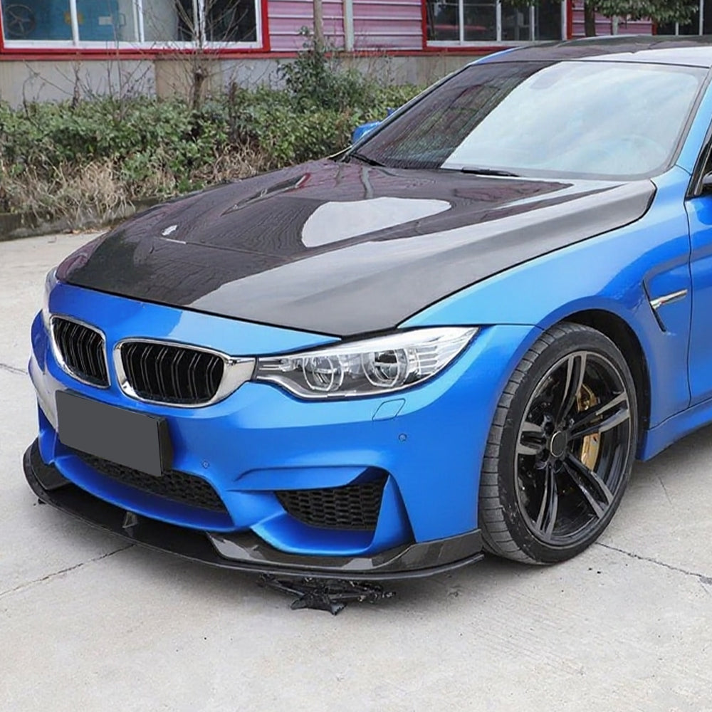 3D Style Carbon Fiber Front Lip for BMW M3 F80 M4 F82/F83 (2014-2020)