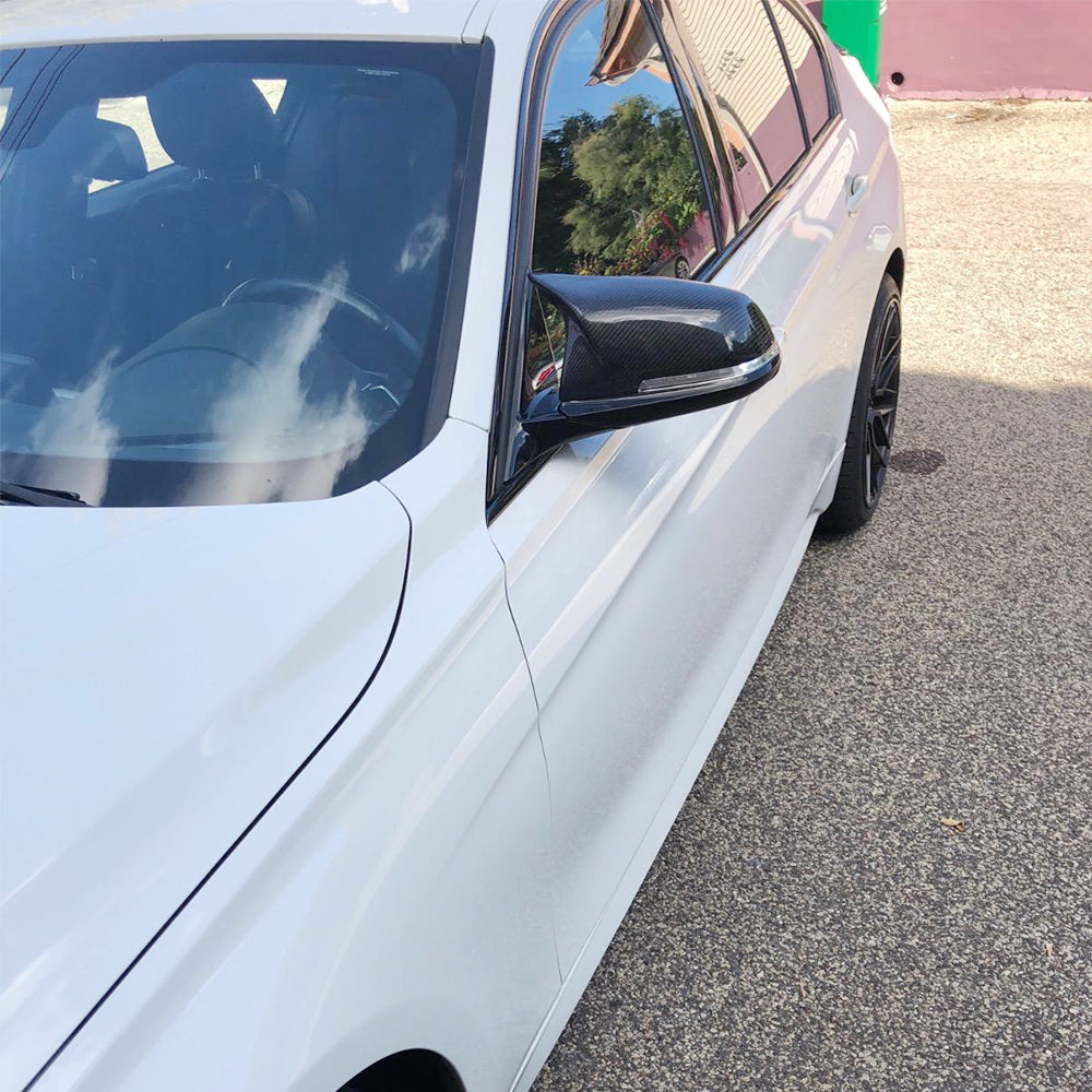 Carbon Fiber Mirror Covers for BMW F20 F30 F32 F33 F36 Sedan (2013-2017) *REVIEW*