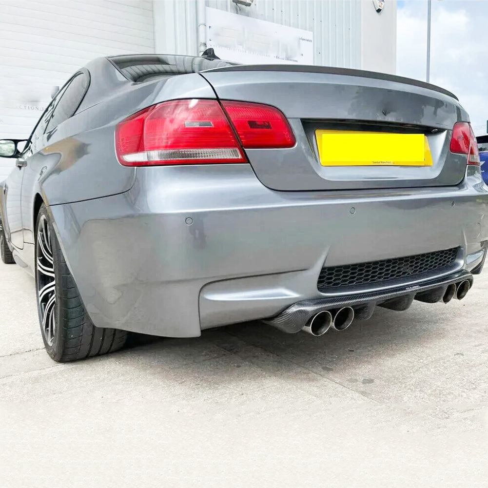 ST Style Carbon Fiber Rear Diffuser for BMW 3 Series M3 E92 (2007-2013)