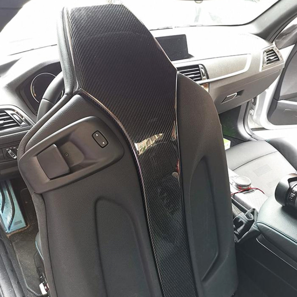 ST Style Carbon Fiber Seat Back Covers for BMW 3 Series M3 F80 /M4 F82 /F83(2014-2020)