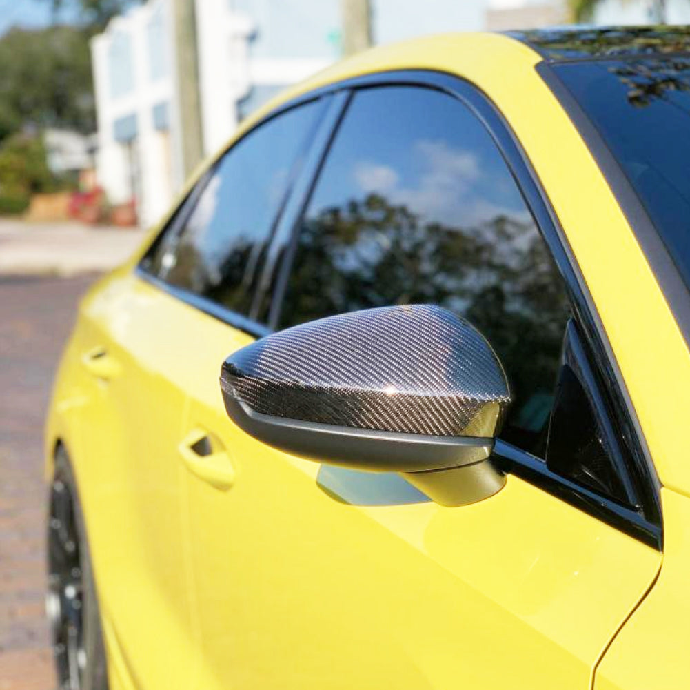 ST Style Carbon Fiber Mirror Caps for Audi A3/S3/RS3 8Y (2020-2024)
