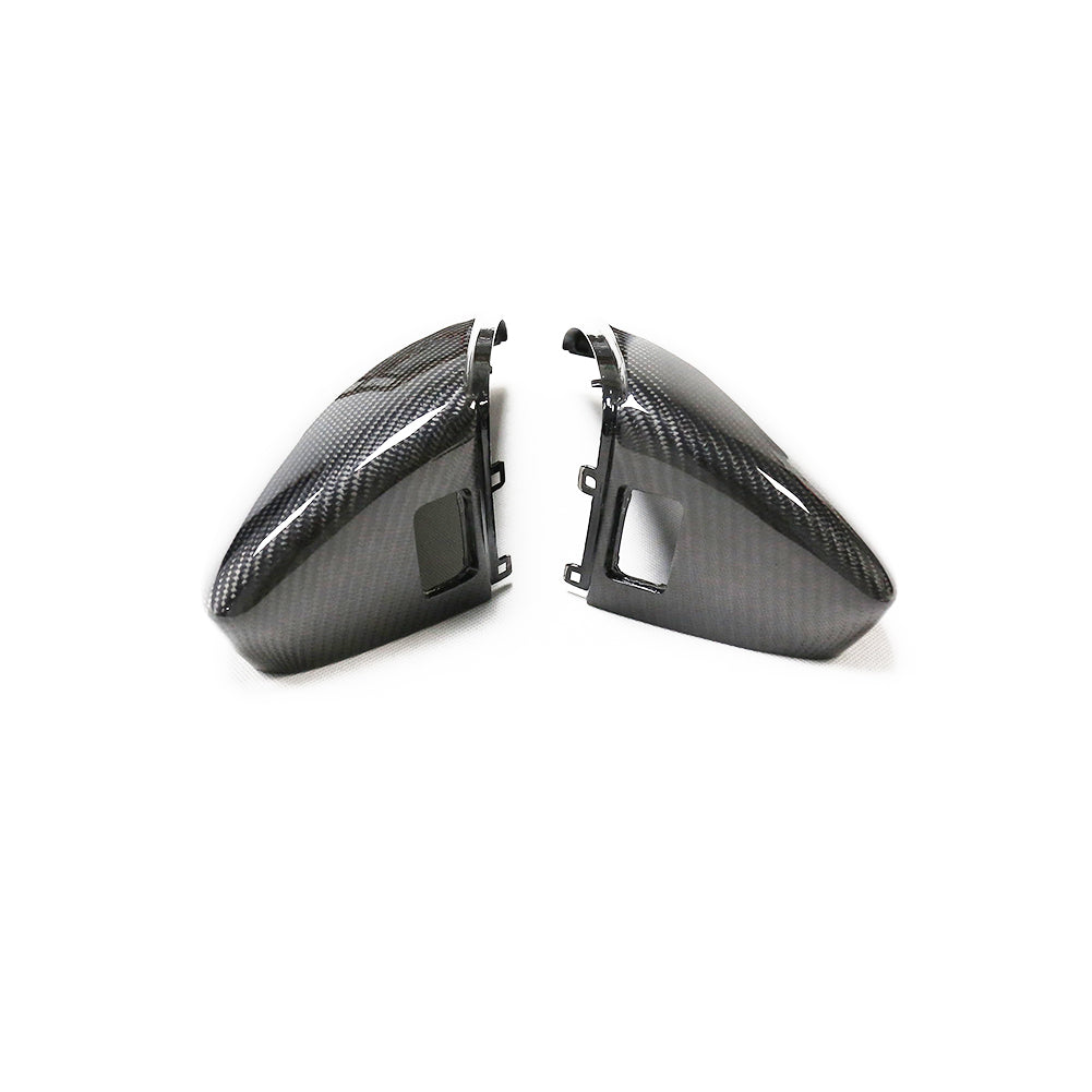 ST Style Carbon Fiber REPLACEMENT Mirror Caps for Audi A3/S3/RS3 8Y (2020-2024)