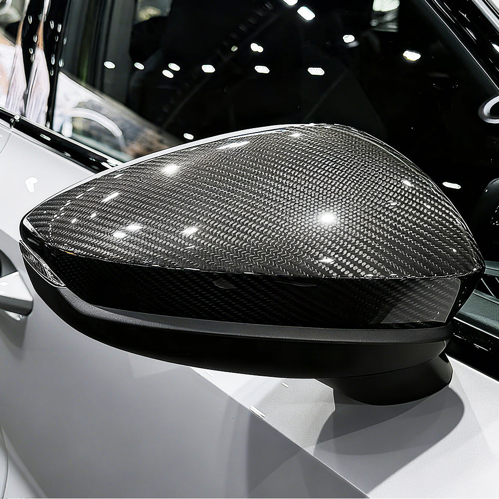 ST Style Carbon Fiber REPLACEMENT Mirror Caps for Audi A3/S3/RS3 8Y (2020-2024)