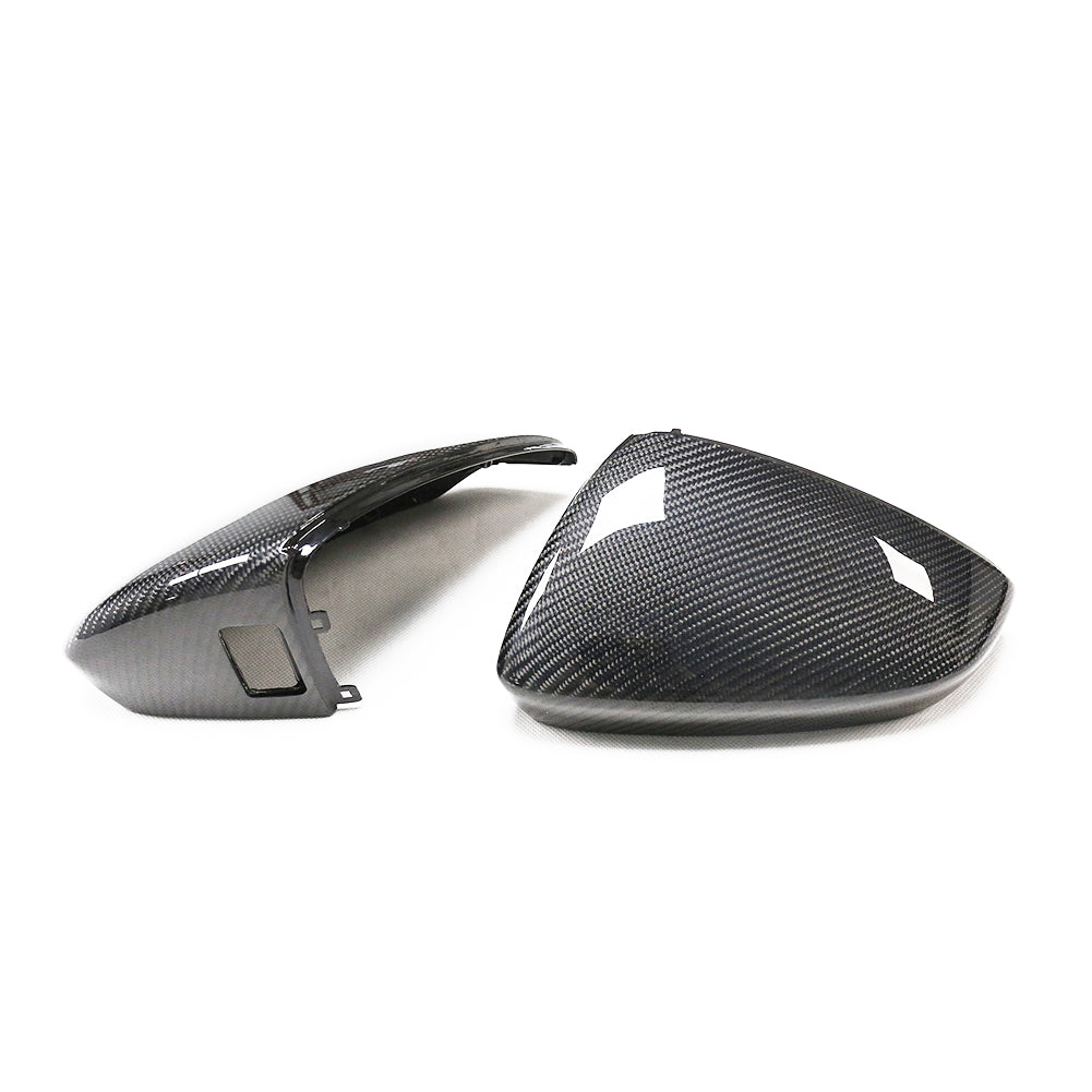 ST Style Carbon Fiber REPLACEMENT Mirror Caps for Audi A3/S3/RS3 8Y (2020-2024)