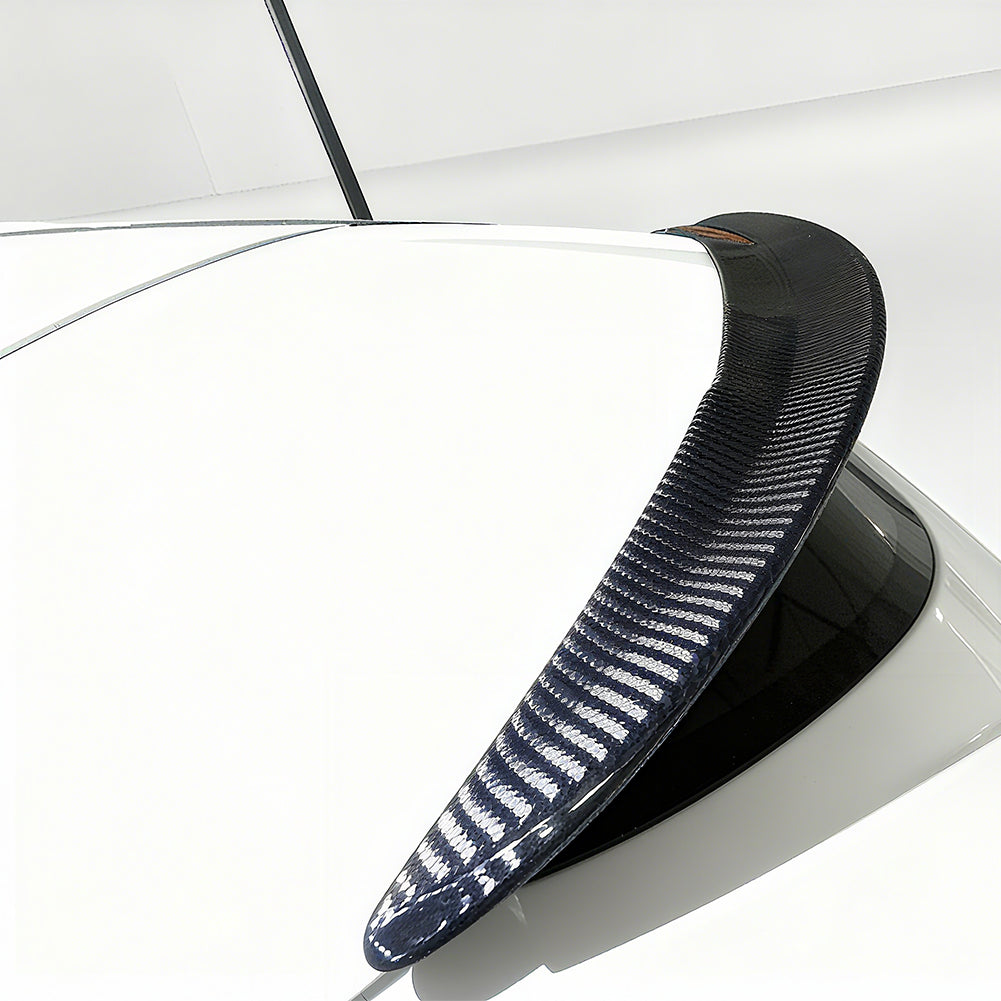 Mercedes Benz A-Class W176 Carbon Fiber Trunk Spoiler- installed on car