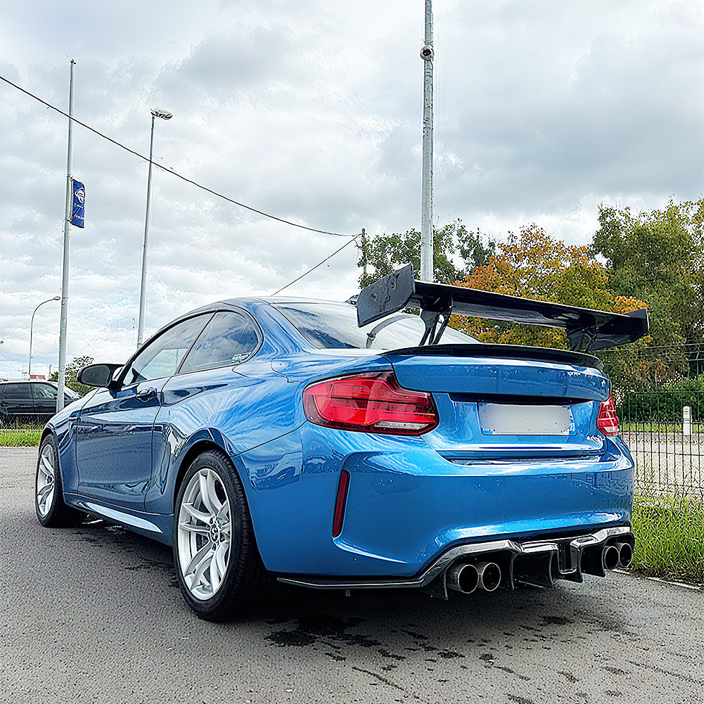 ST Style Carbon Fiber Rear Diffuser for BMW M2 F87 (2016-2018)