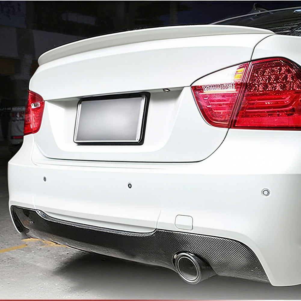 ST Style Carbon Fiber Rear Diffuser for BMW 3 Series E90 M Sport (2005-2012)