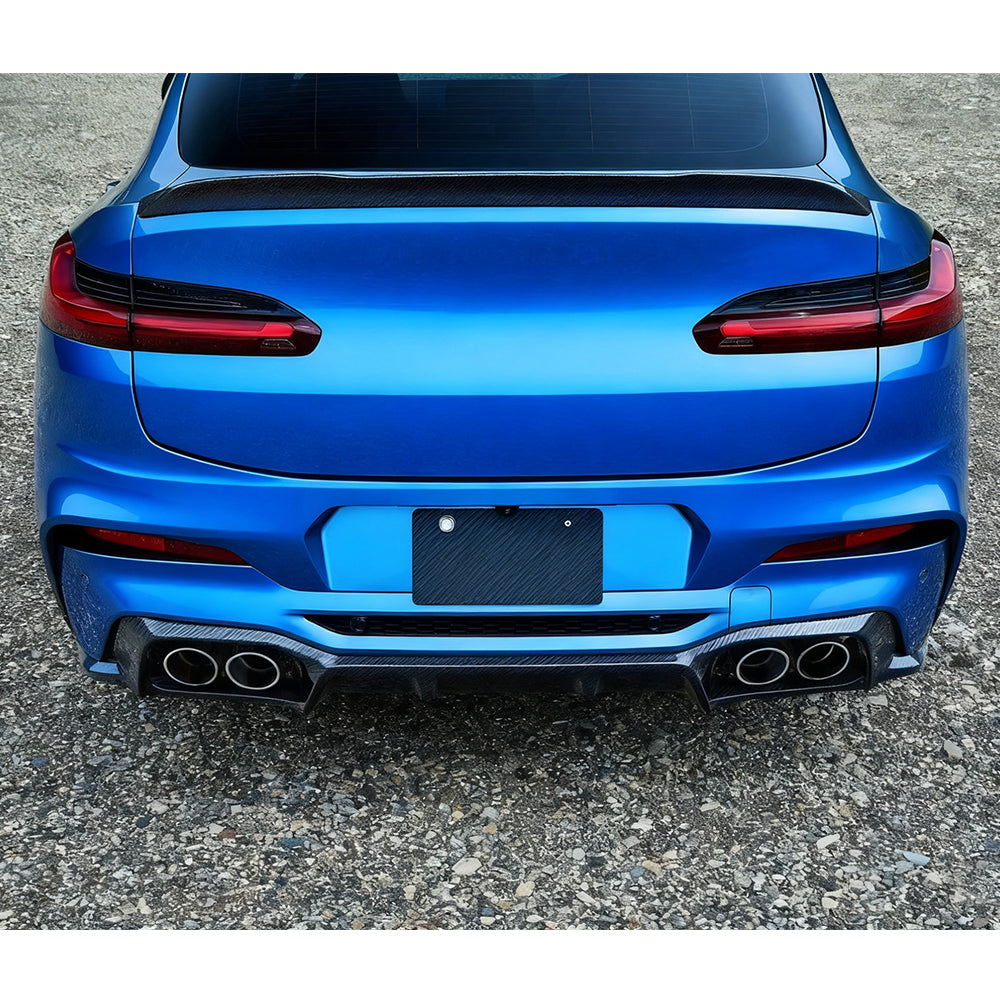 3D Style Carbon Fiber Rear Diffuser for BMW X4M F98 Pre-LCI (2019-2021)