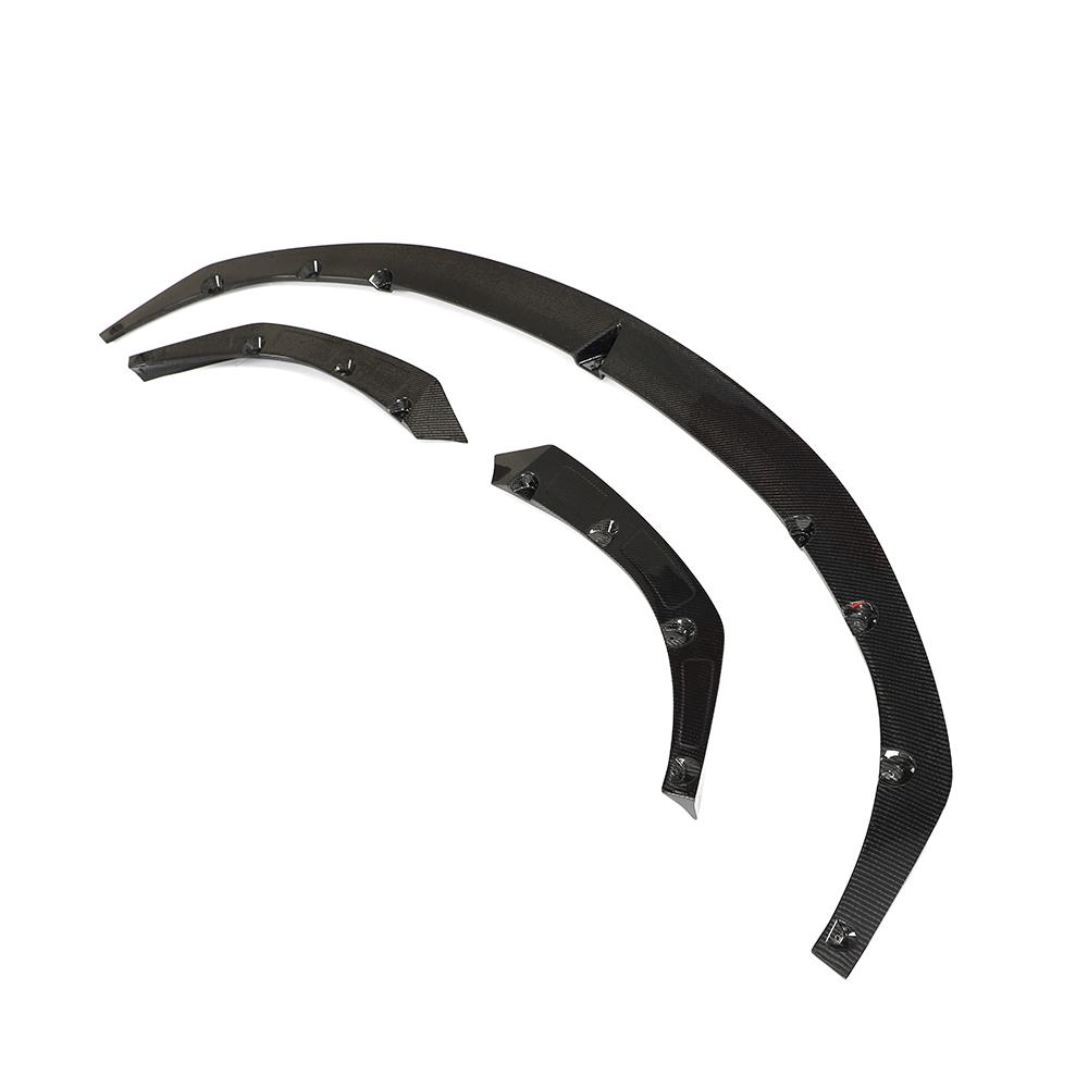 ST Style Carbon Fiber Front Lip For Tesla Model S Plaid (2021–2024)