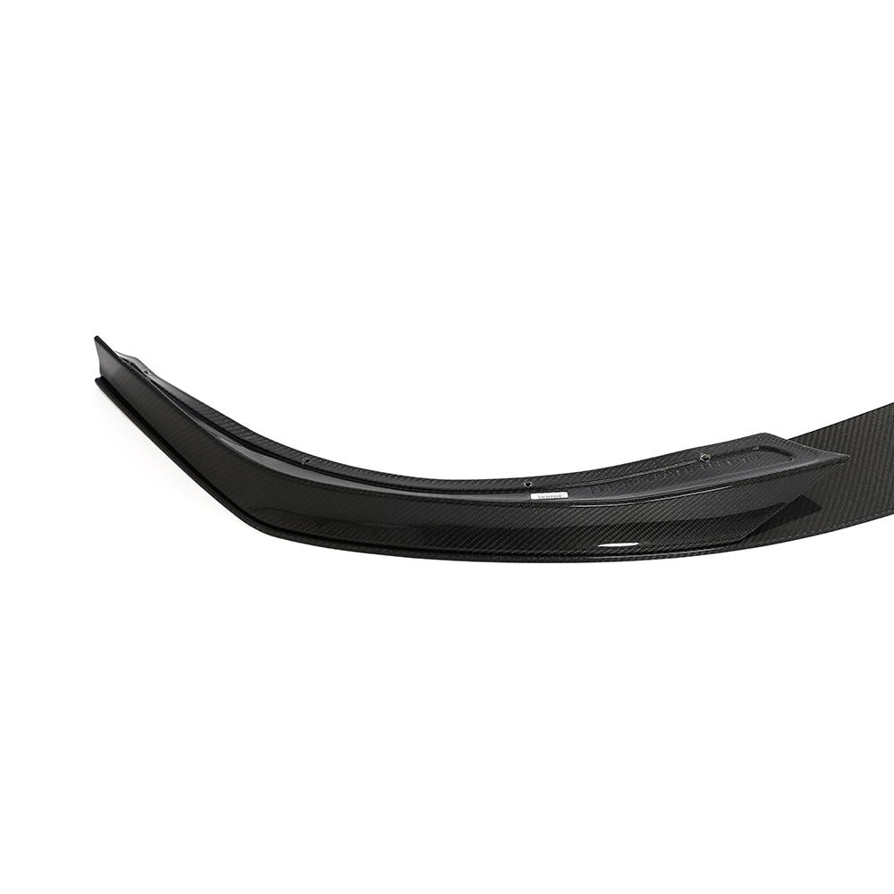 ST Style Carbon Fiber Front Lip For Tesla Model S Plaid (2021–2024)