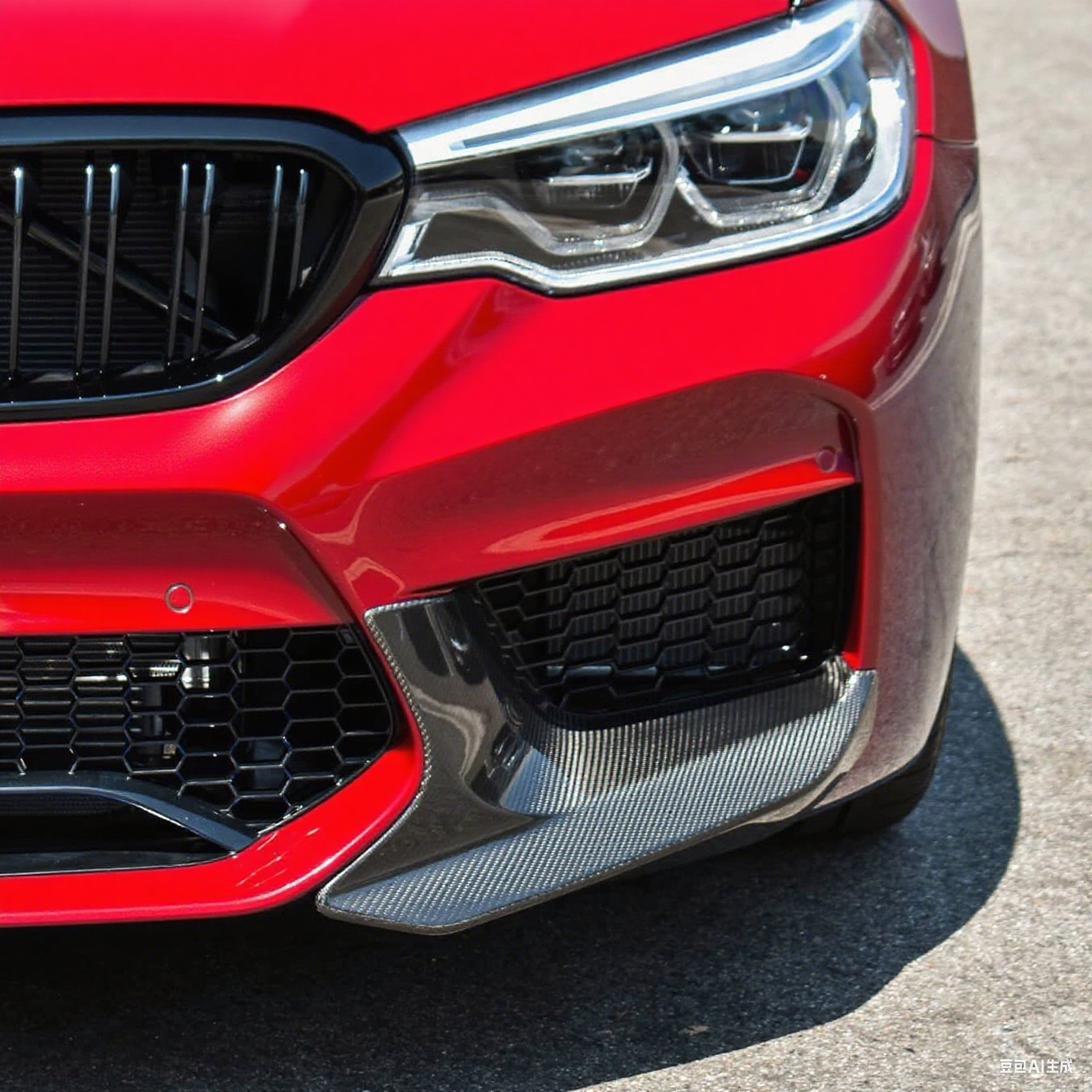 Performance Style Carbon Fiber Front Splitter for BMW 5 Series F90 M5 (2017-2020)