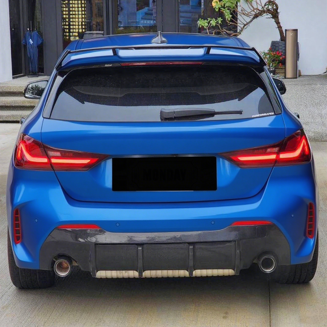 Performance Style Carbon Fiber Rear Diffuser for BMW 1 Series F40 M-Sport (2019-2024)