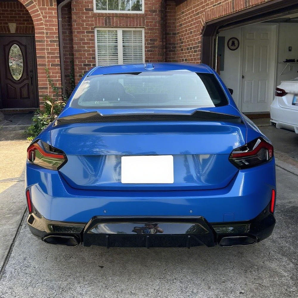 ST Style Carbon Fiber Trunk Spoiler for BMW 2 Series G42 Coupé / G87 M2 (2021+)
