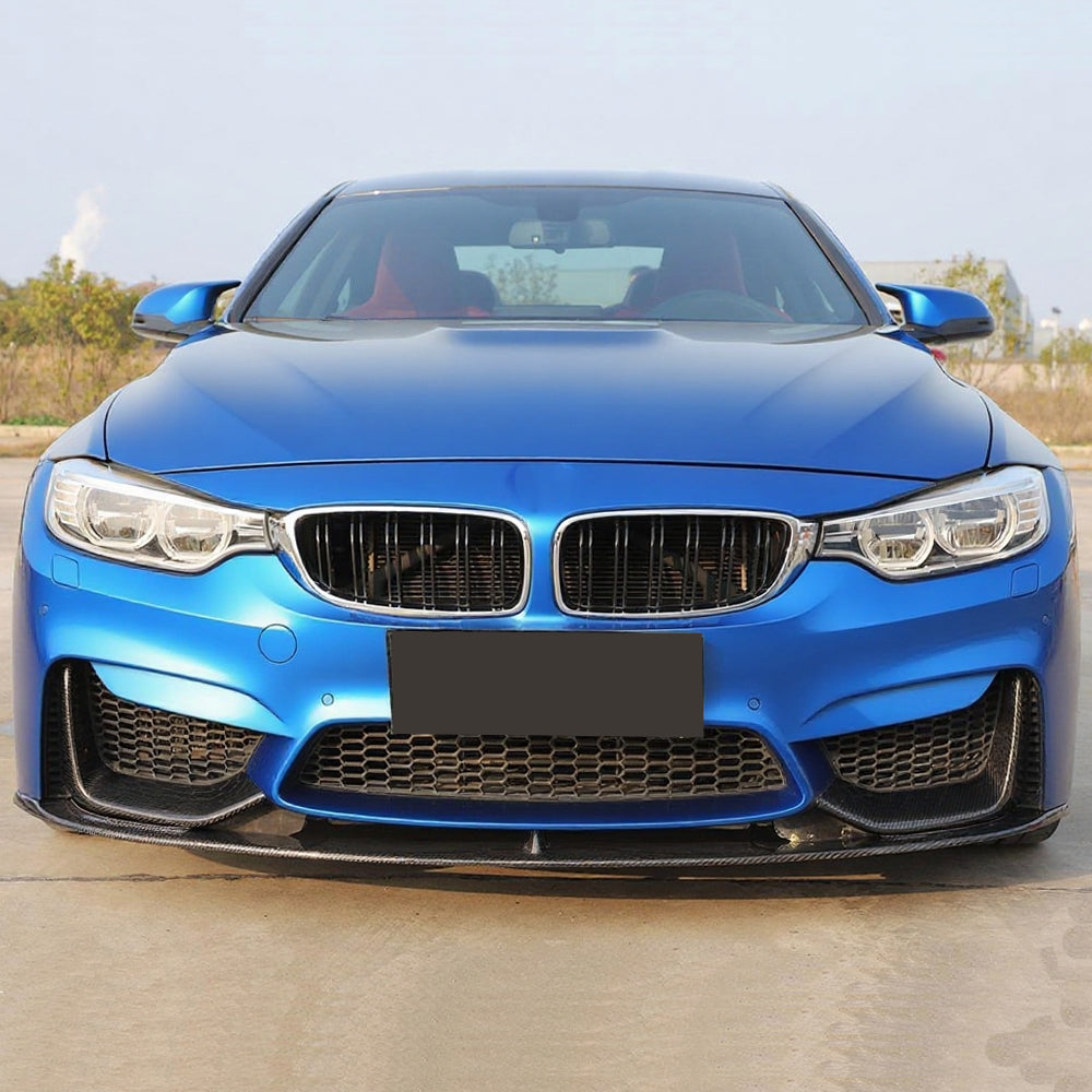 Performance Style Carbon Fiber Front Bumper Lip for BMW M3 F80 M4 F82/F83 (2014-2020)