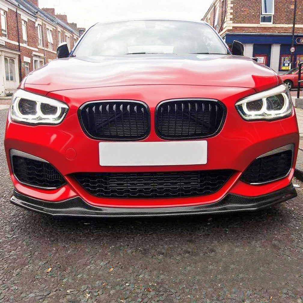 ARKYM Style Carbon Fiber Front Lip For BMW 1 Series F20 LCI M Sport (2015-2019)