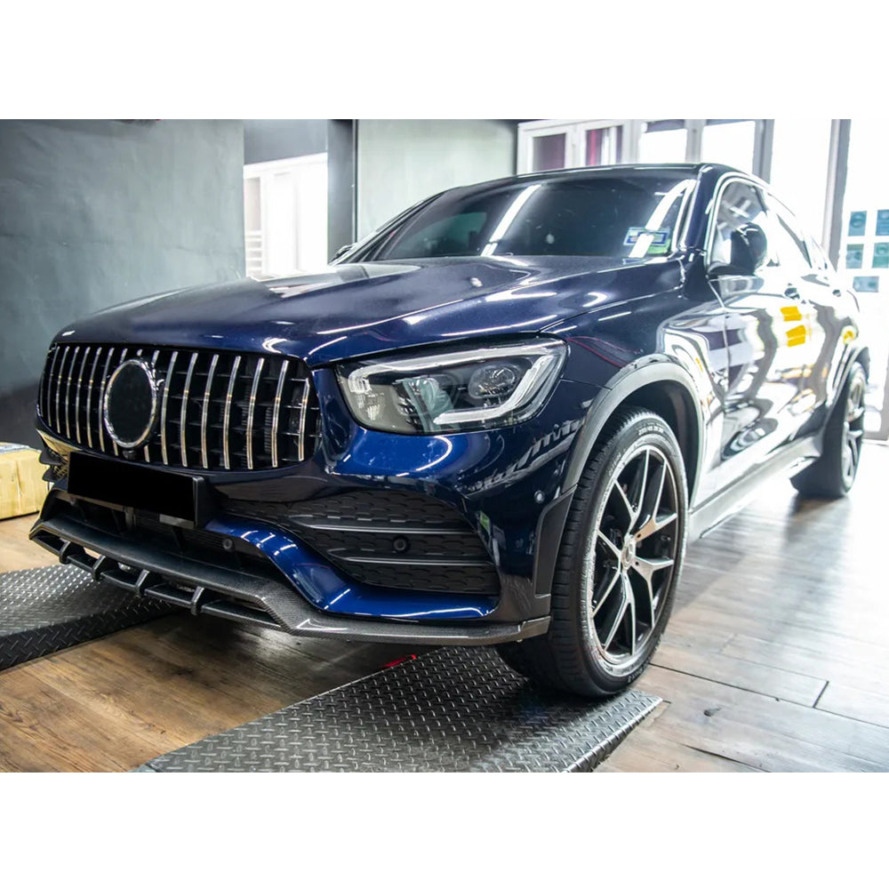 ST Style Carbon Fiber Front Lip for Mercedes-Benz GLC X253 (SUV) Facelift (2020–2022)