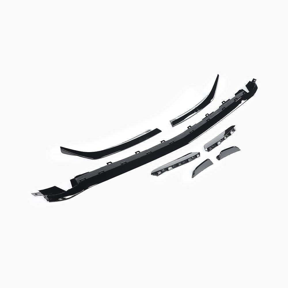 Matte Black Front Lip for MERCEDES-BENZ A-Class W177 AMG Hatchback side review
