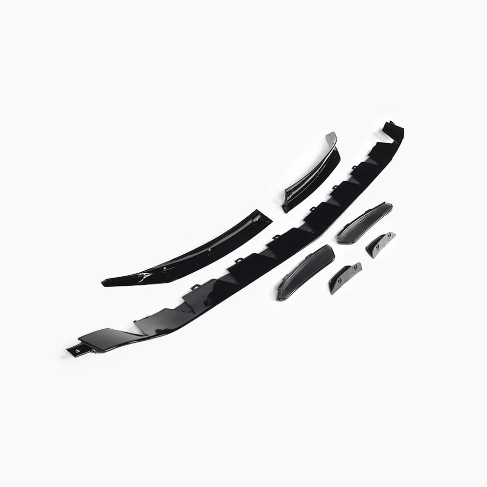 Matte Black Front Lip for MERCEDES-BENZ A-Class W177 AMG Hatchback