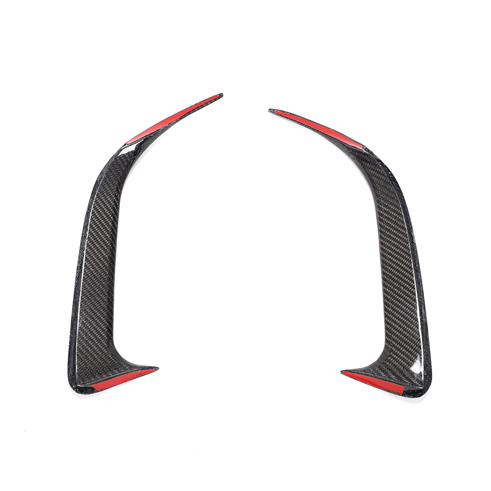 ST Style Carbon Fiber Rear Canards for Mercedes Benz CLA C117 & CLA 45 AMG Pre‑Facelift & Facelift (2013–2019)