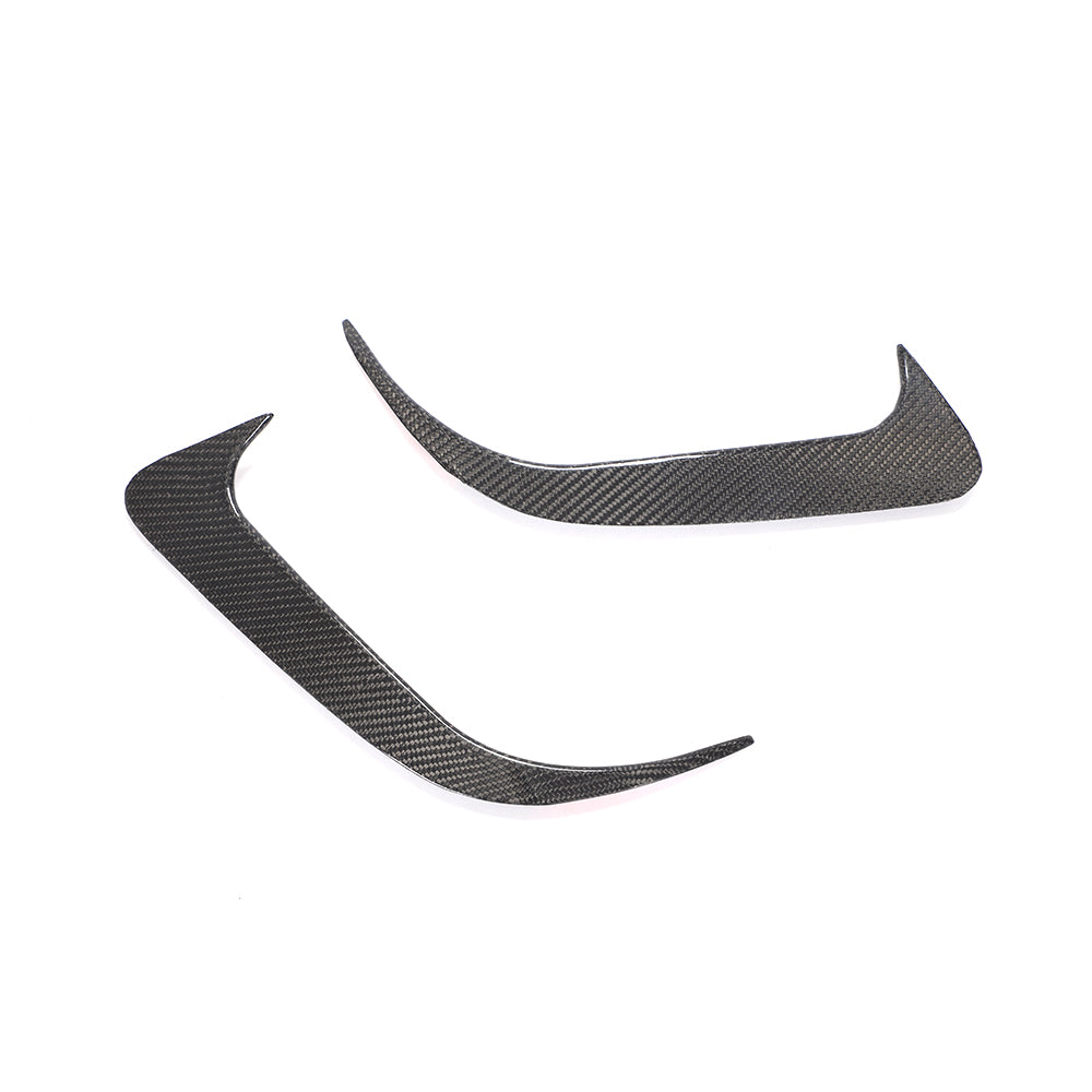 ST Style Carbon Fiber Rear Canards for Mercedes Benz CLA C117 & CLA 45 AMG Pre‑Facelift & Facelift (2013–2019)