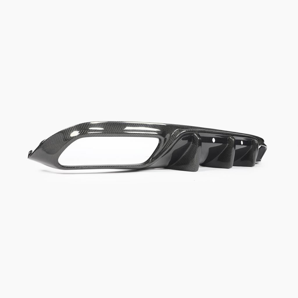Mercedes-Benz C‑Class W205 Pre‑Facelift Coupé Rear Diffuser wet carbon fiber