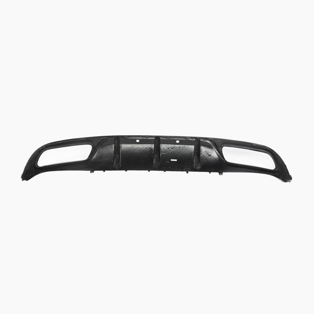 Mercedes-Benz C‑Class W205 Pre‑Facelift Coupé Rear Diffuser carbon fiber back view