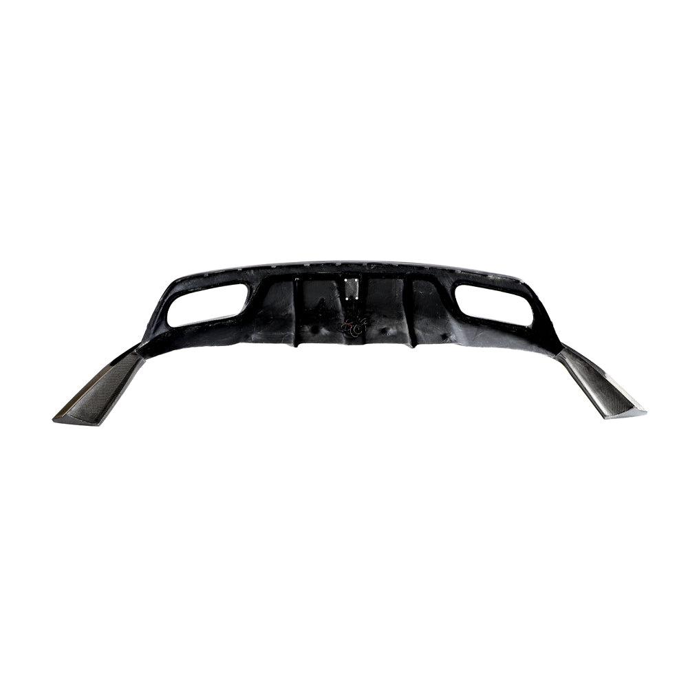 ST Style Carbon Fiber Rear Diffuser With LED for Mercedes Benz CLA C117 Sport & CLA 45 AMG C117 Facelift (2017–2019)