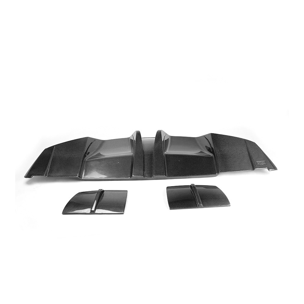 ST Style Carbon Fiber Rear Diffuser for Mercedes Benz CLA C117 Pre‑Facelift (2013–2016)