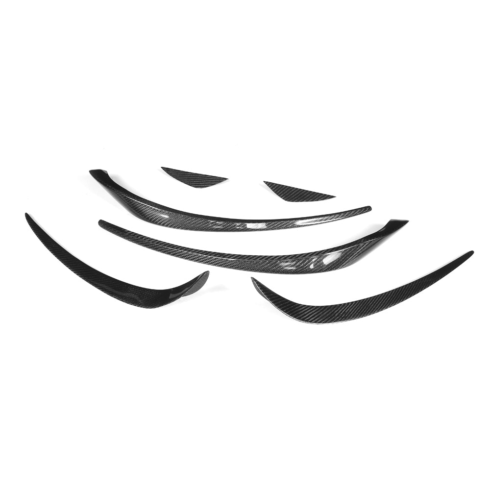 ST Style Carbon Fiber Front Canards for Mercedes Benz CLA C117 Pre‑Facelift (2013–2016)