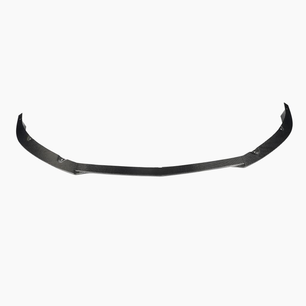 Mercedes Benz W205 C63 AMG Sedan front lip carbon fiber back view