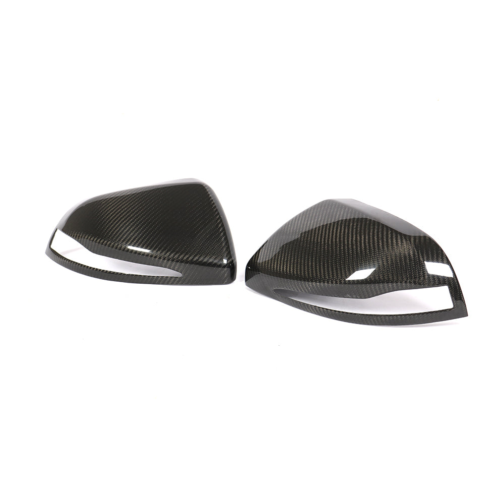 ST Style Carbon Fiber ADD ON Mirror Cover Caps For Mercedes Benz Vito W447 Pre‑Facelift (2014–2019)