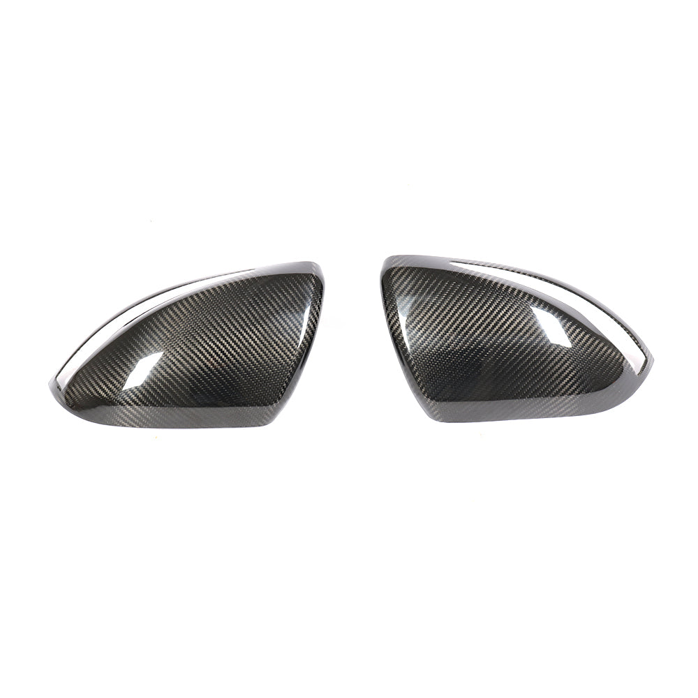 ST Style Carbon Fiber ADD ON Mirror Cover Caps For Mercedes Benz Vito W447 Pre‑Facelift (2014–2019)