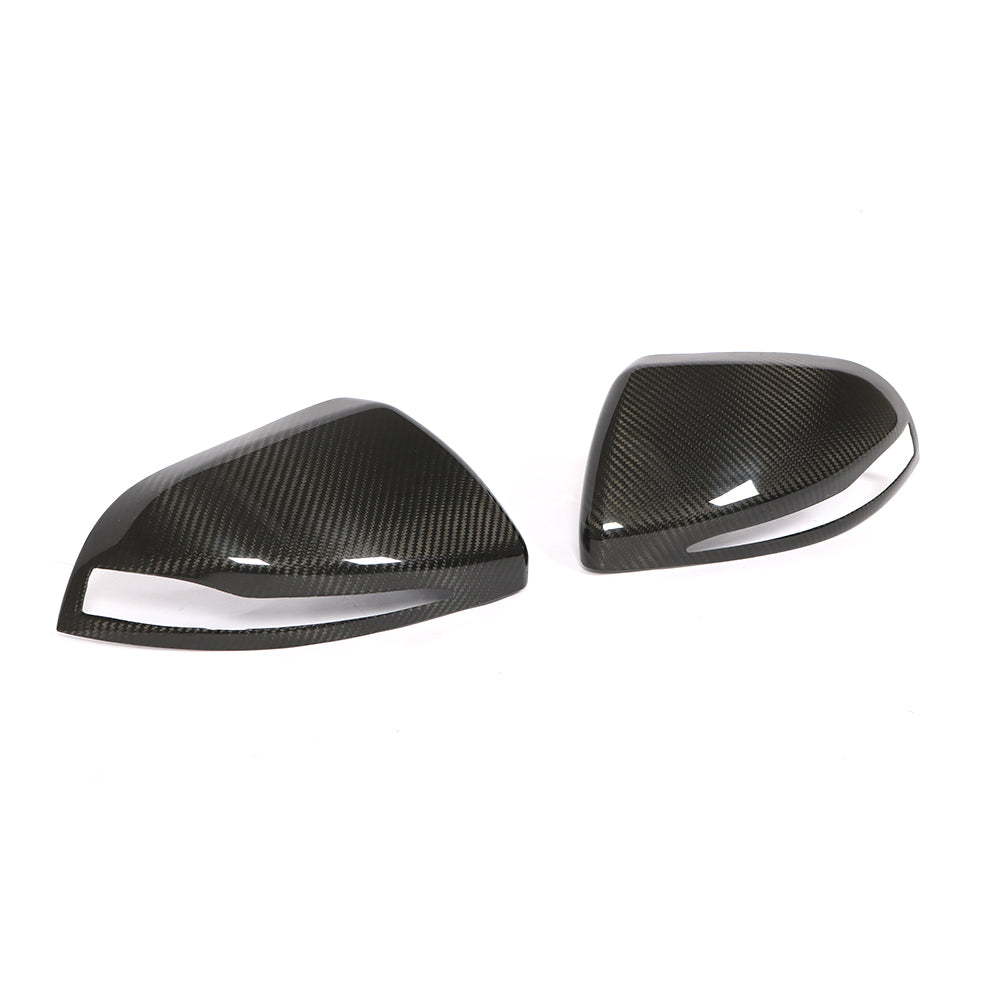 ST Style Carbon Fiber ADD ON Mirror Cover Caps For Mercedes Benz Vito W447 Pre‑Facelift (2014–2019)