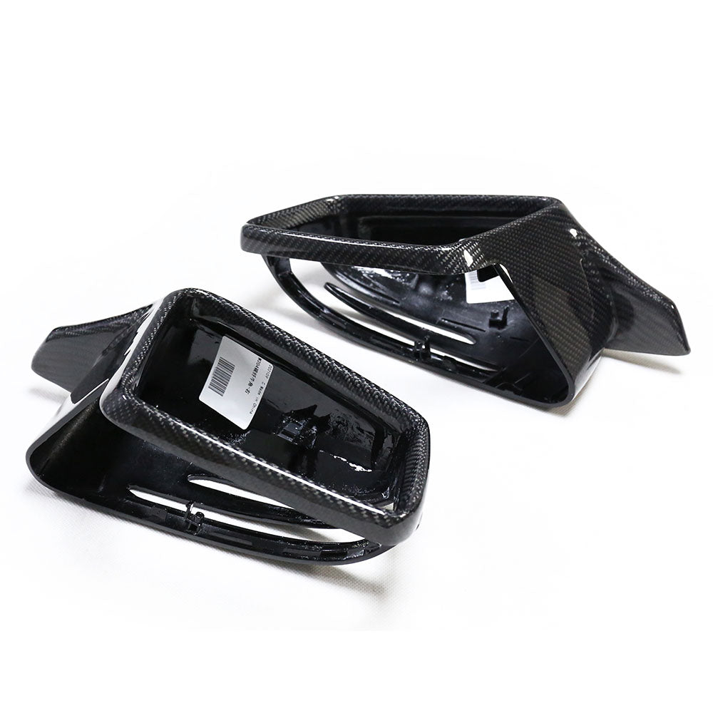 ST Style Carbon Fiber Mirror Covers for Mercedes Benz C63 W204 Facelift 2011-2015