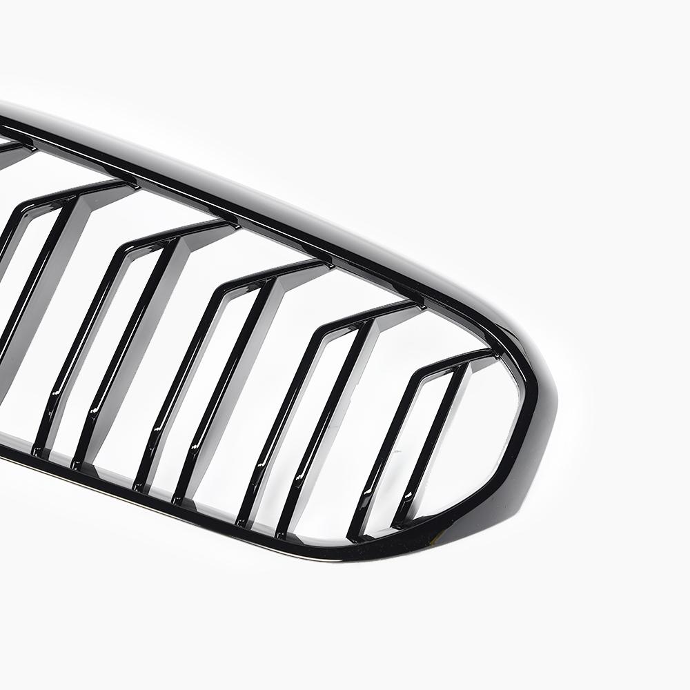 Dual Slat Gloss Black Front Grille for BMW 5 Series G30/G31 LCI (2020–2023)