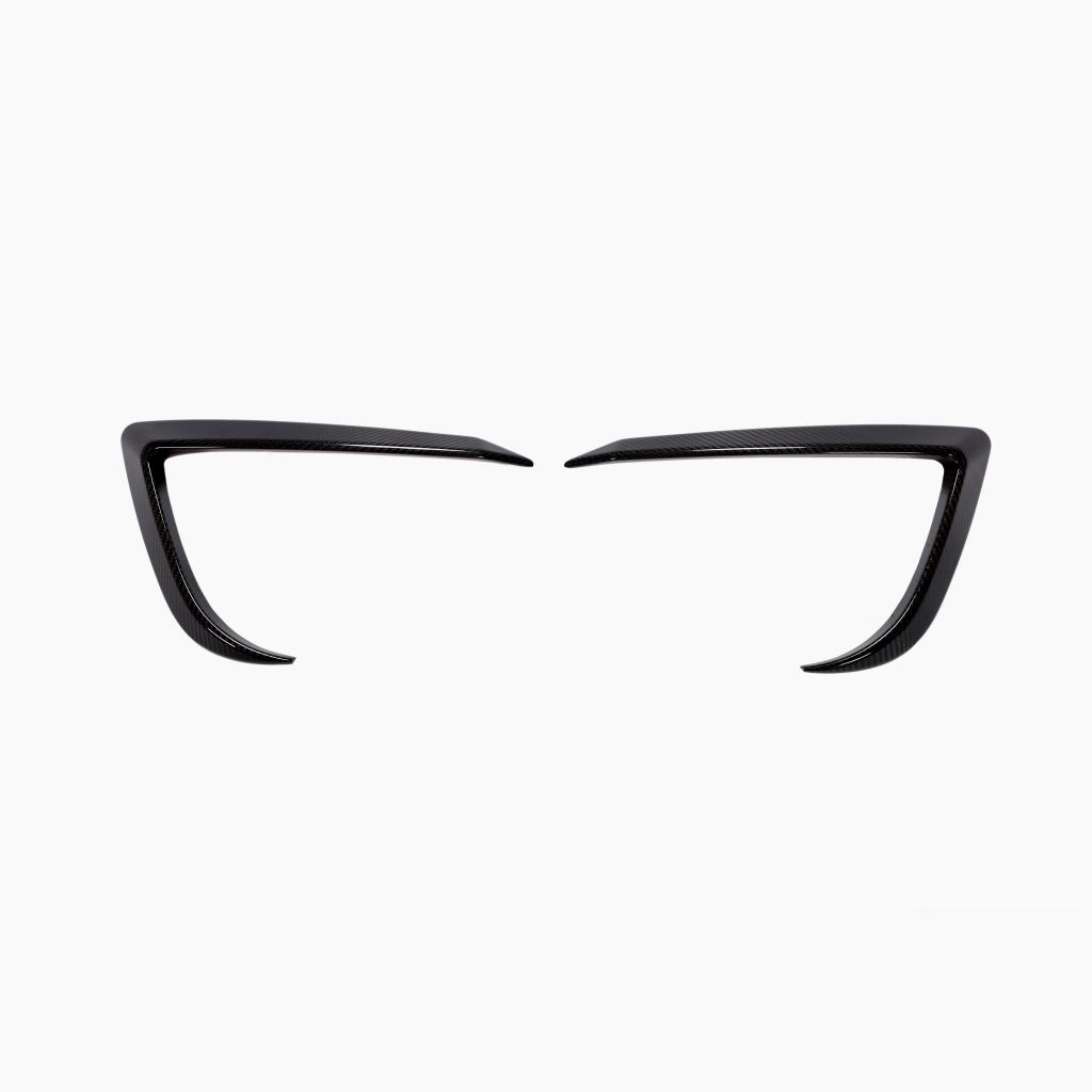 Tesla Model 3 Sedan ST Style Carbon Fiber Front Canards
