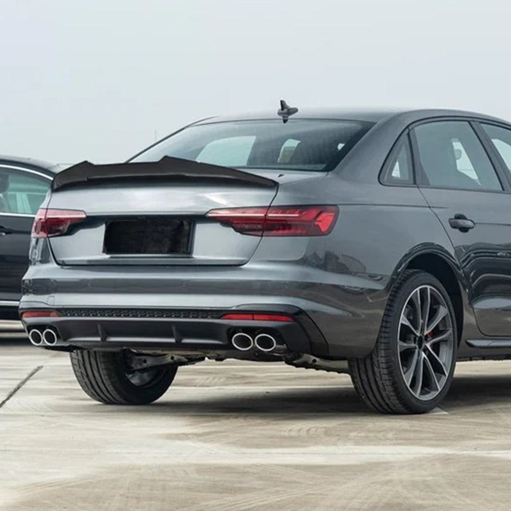 PSM Style Carbon Fiber Trunk Spoiler for Audi A4 Sline / S4 B9 B9.5 (2016-2023)