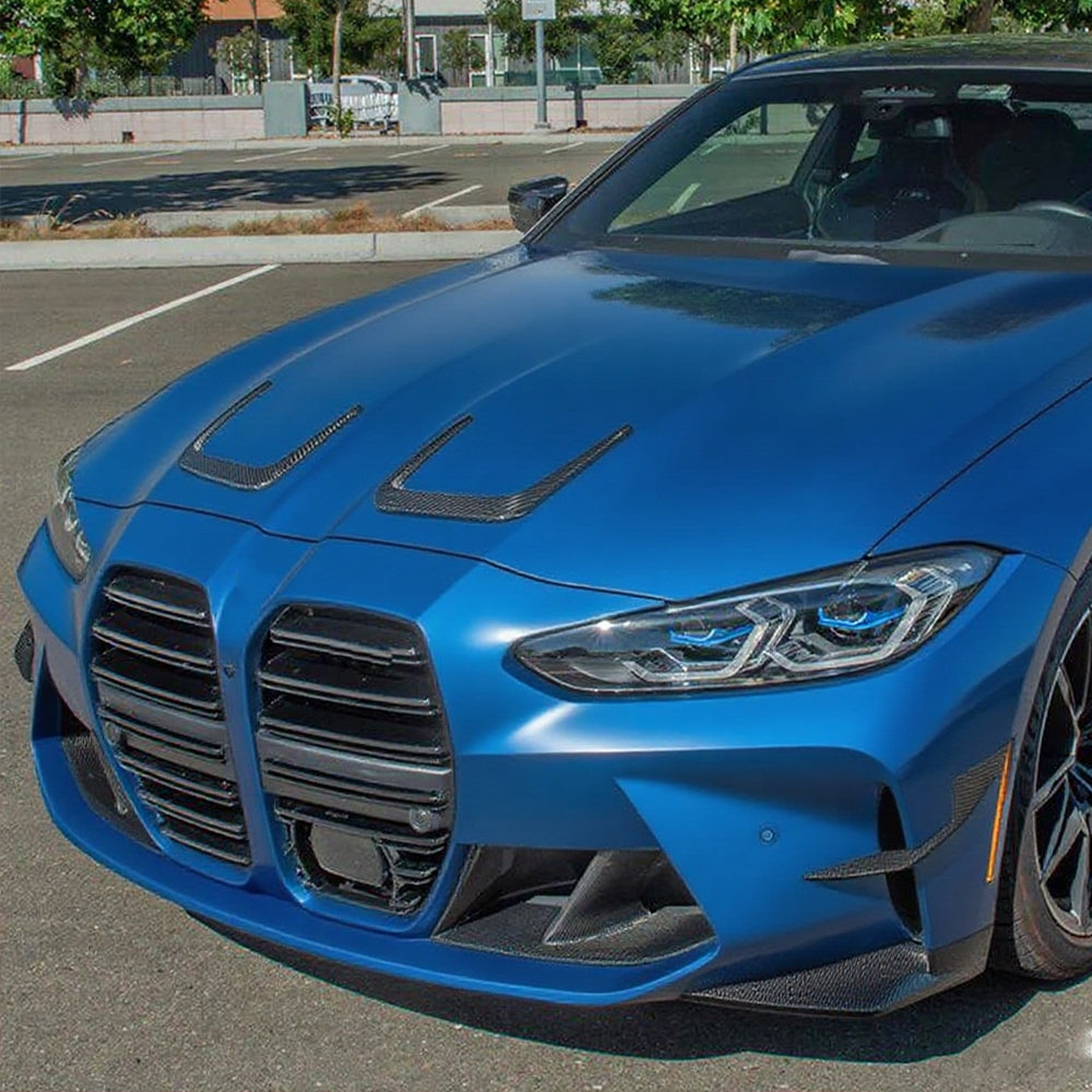 X Style Carbon Fiber Engine Hood Air Vents for BMW M4 G82/G83 (2021+)