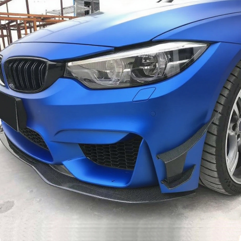 MAD Style Carbon Fiber Front Canards for BMW M3 F80 M4 F82/F83 (2014-2020)