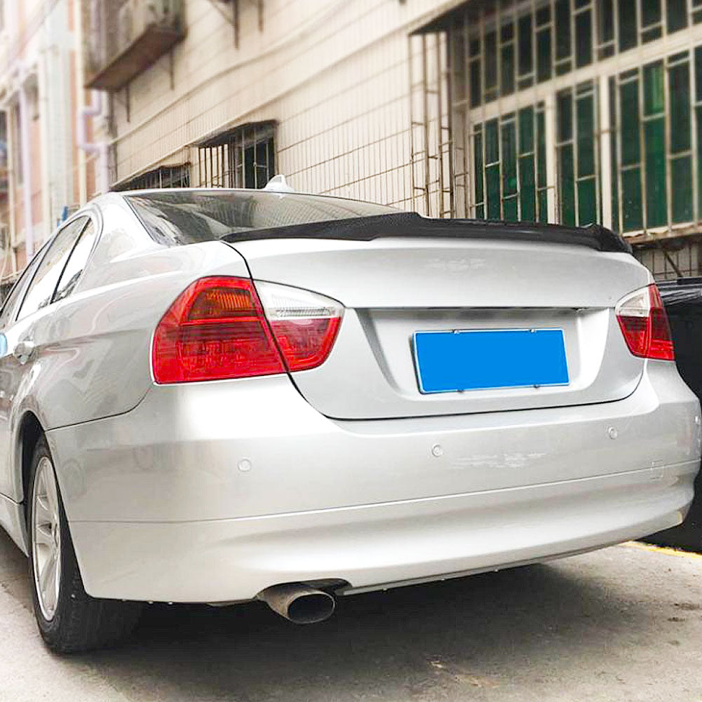 M4 Style Carbon Fiber Trunk Spoiler for BMW 3 Series E90 Coupe (2005-2012)
