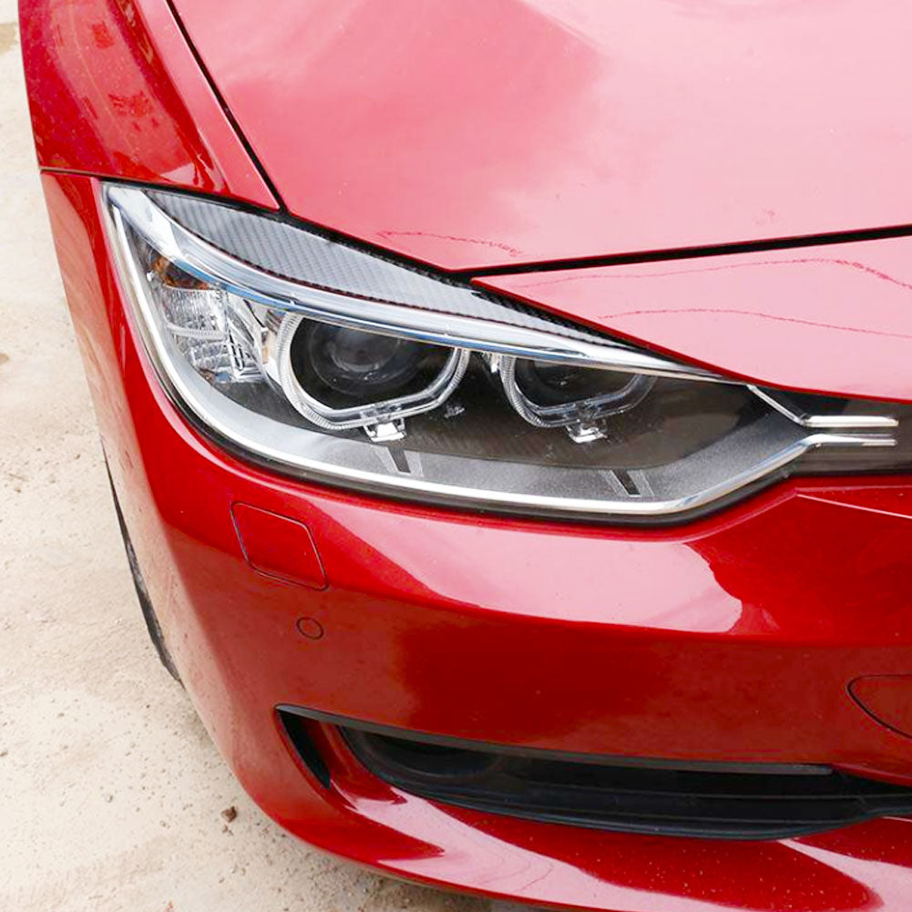 ST Style Carbon Fiber Front Eye Lid Covers for BMW 3 Series F30/M3 F80 (2012-2020)