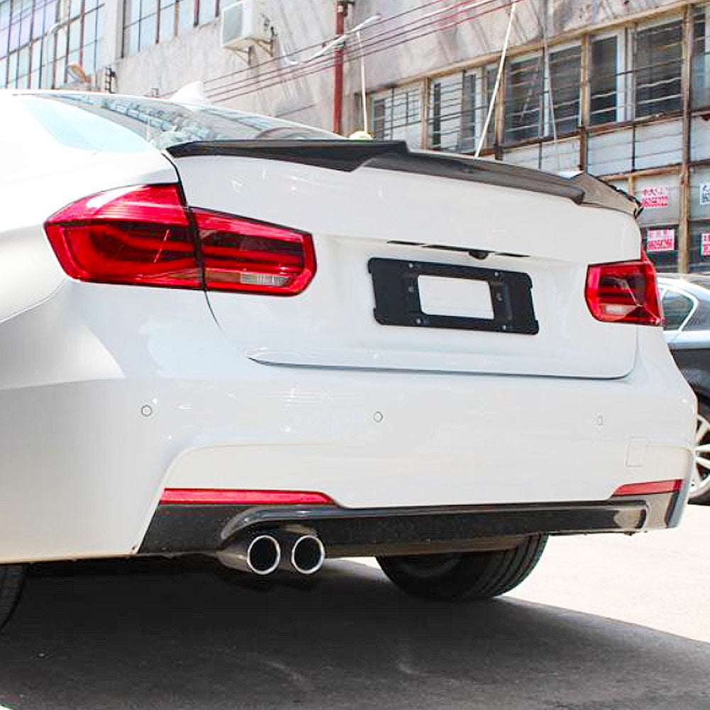 M4 Style Carbon Fiber Trunk Spoiler for BMW 3 Series F30/M3 F80 (2012-2020)